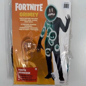 Grimey Kids Costume - Black and Green size M ( 8-10 )